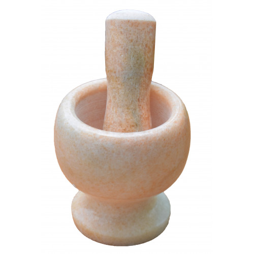 Mortar and Pestle-Marble morter and pestle (crusher)